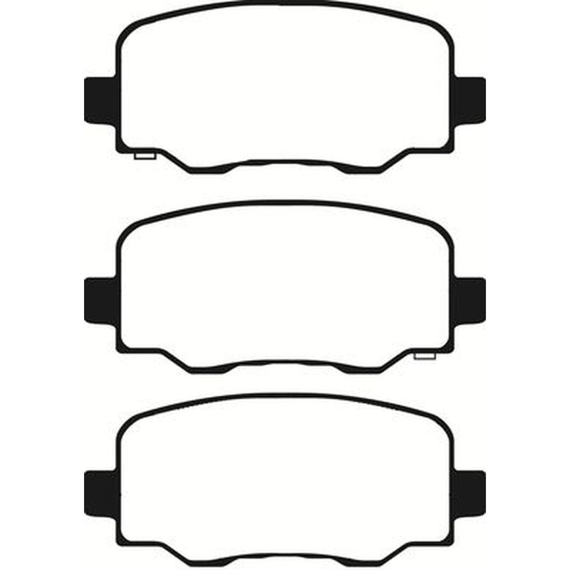 Abtex Rear Brake Pad Set PLU2344