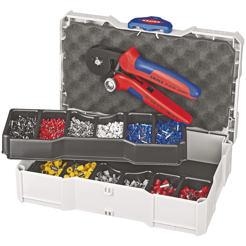 KNIPEX Crimp Assortment for Wire Ferrules 9 Parts 265mm
