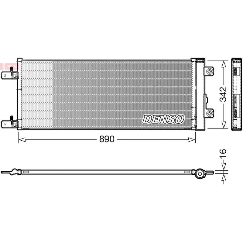 Denso Air Conditioning Condenser DCN99071