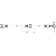 Apec Brake Hydraulic Hose Line Front Right HOS4057