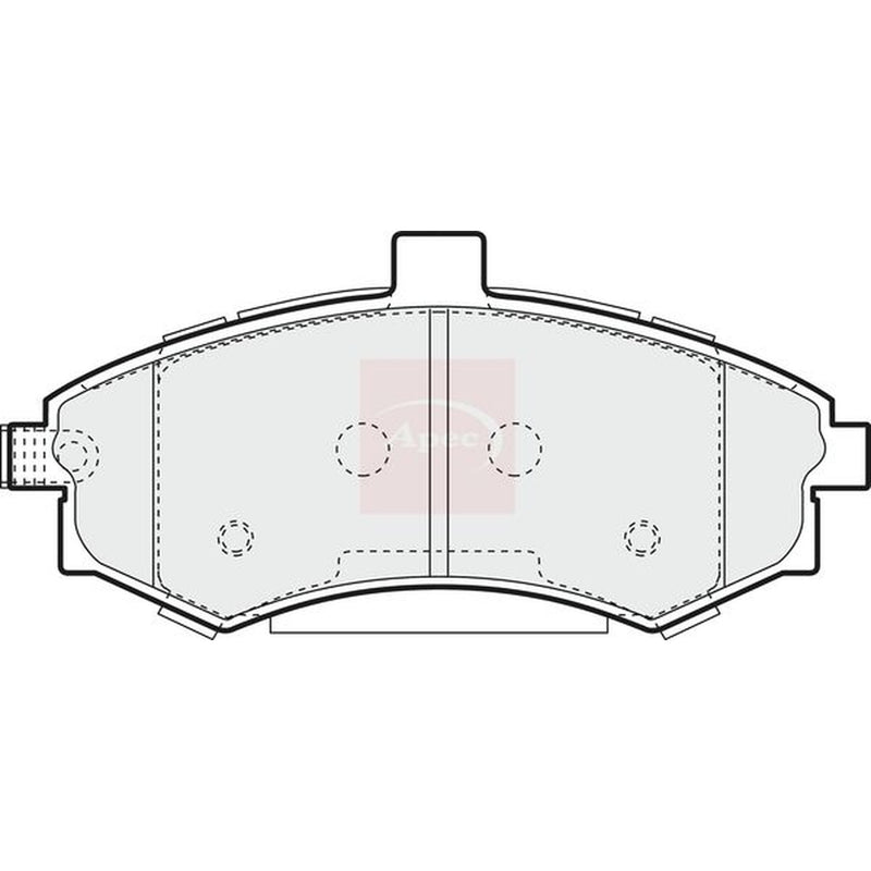Apec Front Brake Pad Set PAD1388