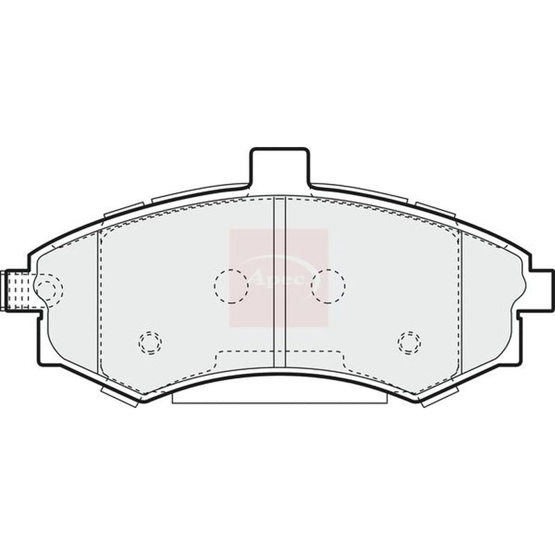 Apec Front Brake Pad Set PAD1388