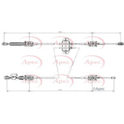 Apec Manual Transmission Cable Pull CAB7005