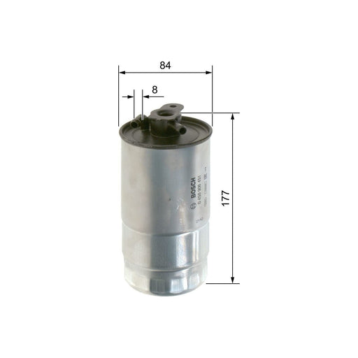 Bosch Car Fuel Filter N6451 Fits Land Rover Range Rover Td - 3.0 - 02-09 0450906 Bosch  - Town Parts