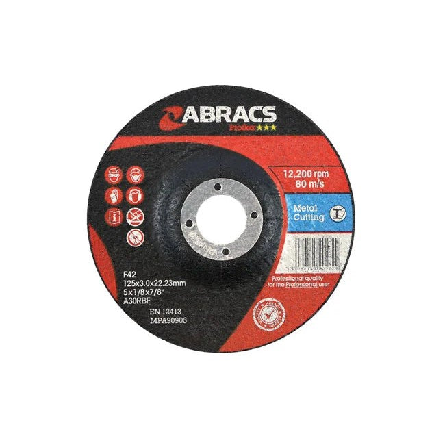 Abracs DPC Cutting Discs x 3.0mm 10pc 100-125mm