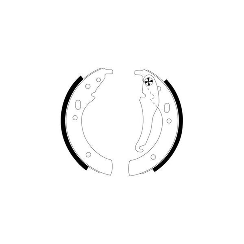 Textar Brake Shoe Set Axle Kit 91006300
