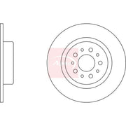 Apec 2 x Solid Rear Brake Discs DSK2335