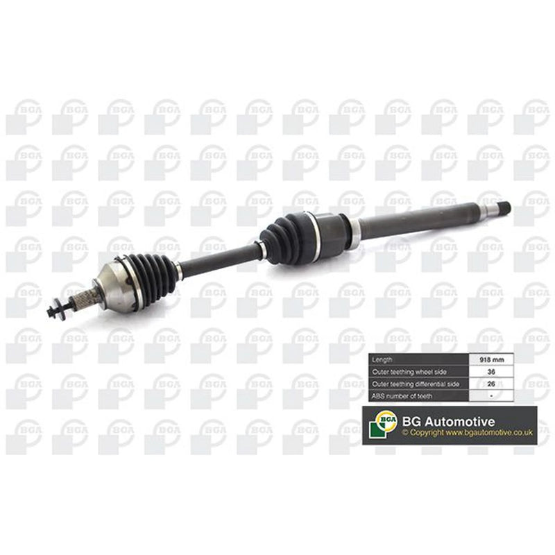 BGA CV Drive Shaft Driveshaft Front Right DS2332R