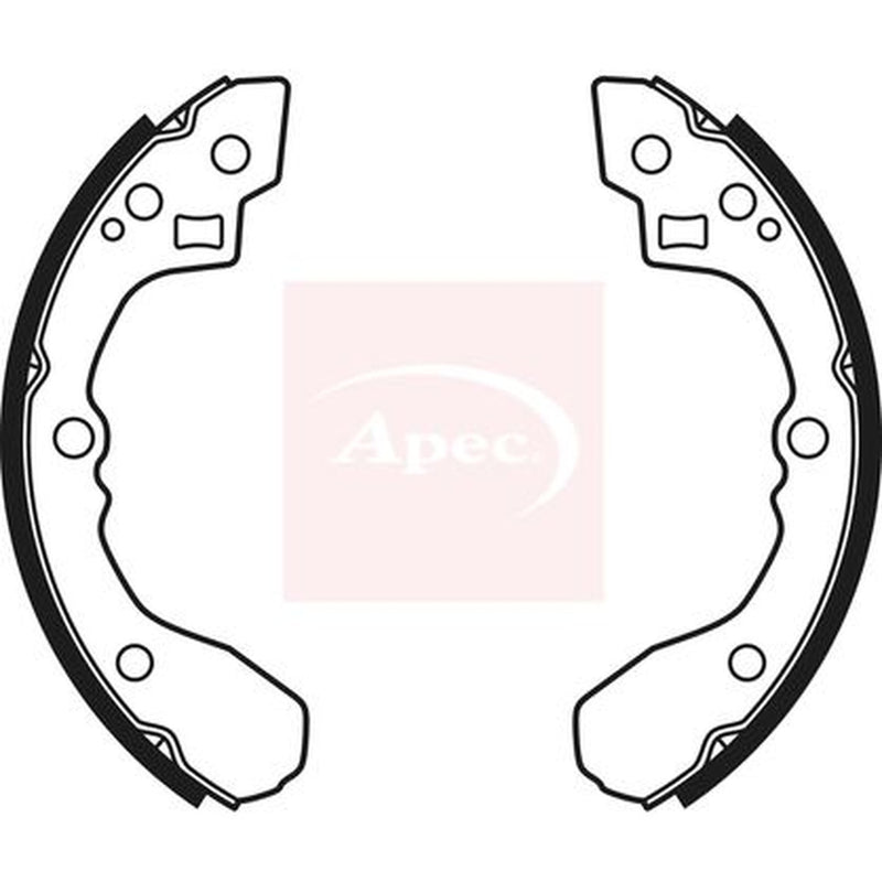 Apec Brake Shoe Set Axle Kit SHU648