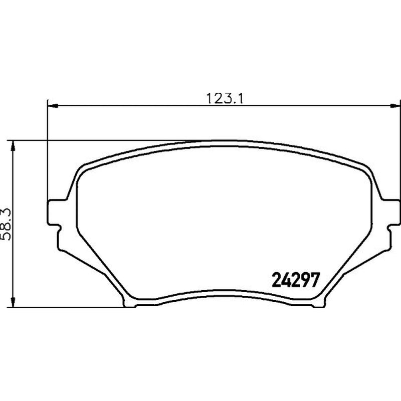 Mintex Front Brake Pad Set MDB2771