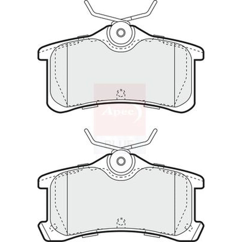 Apec Rear Brake Pad Set PD3139