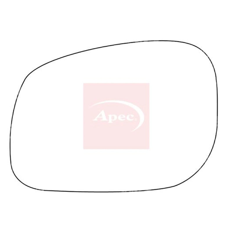 Apec Exterior Wing Mirror Glass Left AMS2693