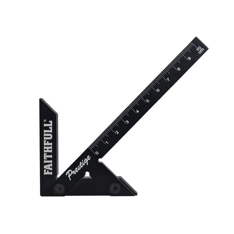 Faithfull Prestige Centre Finder Gauge Black Aluminium 100-150mm