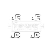 Borg & Beck Brake Pad Accessory Fitting Kit Front BBK1391