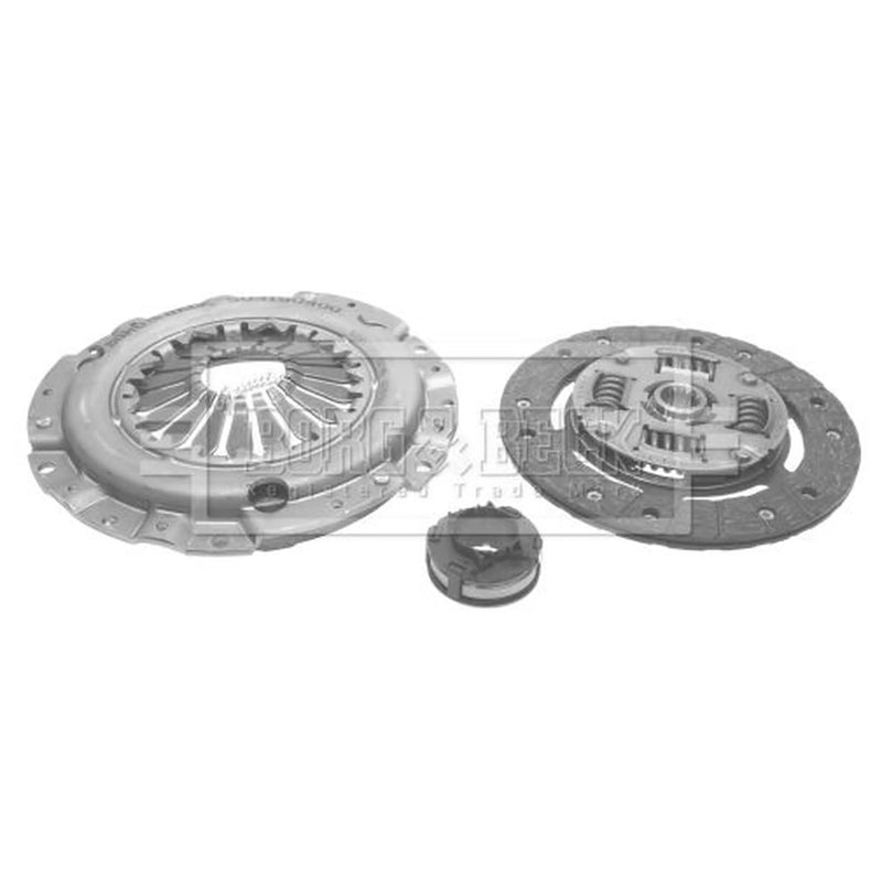 Borg & Beck Clutch Kit Set 3pc 190mm HK2004