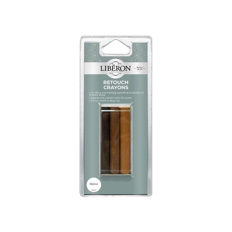 Liberon Retouch Crayons Walnut 3 Pack