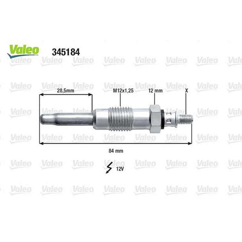Valeo Diesel Engine Glow Plug 345184
