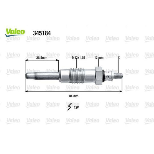 Valeo Diesel Engine Glow Plug 345184