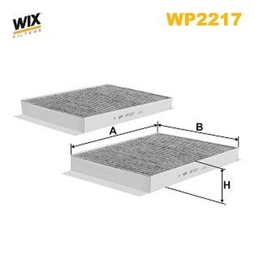 WIX Cabin Air Filter (Pollen Filter) WP2217