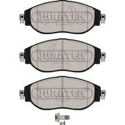 Juratek Front Brake Pad Set JCP8296