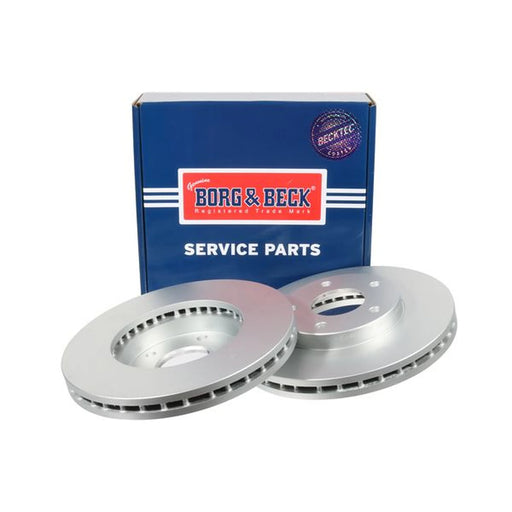 Borg & Beck 2 x Vented Front Brake Discs BBD4327