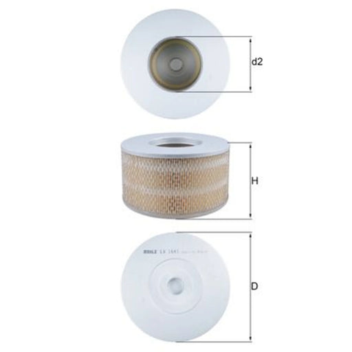 Mahle Engine Air Filter LX 1641