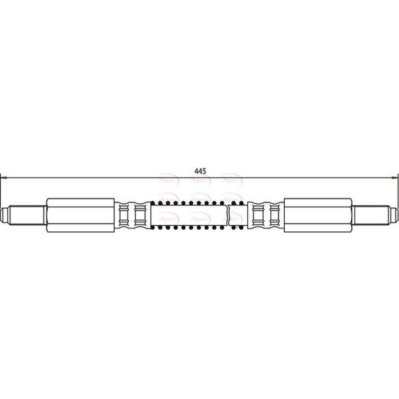 Apec Brake Hydraulic Hose Line Front HOS3490