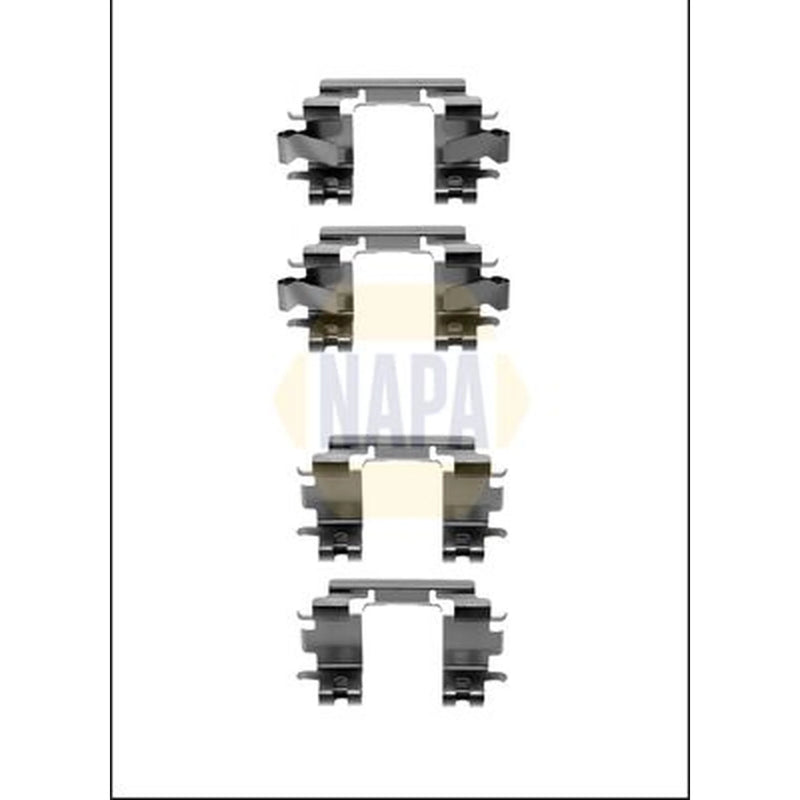 NAPA Brake Pad Accessory Fitting Kit Front NFK1349