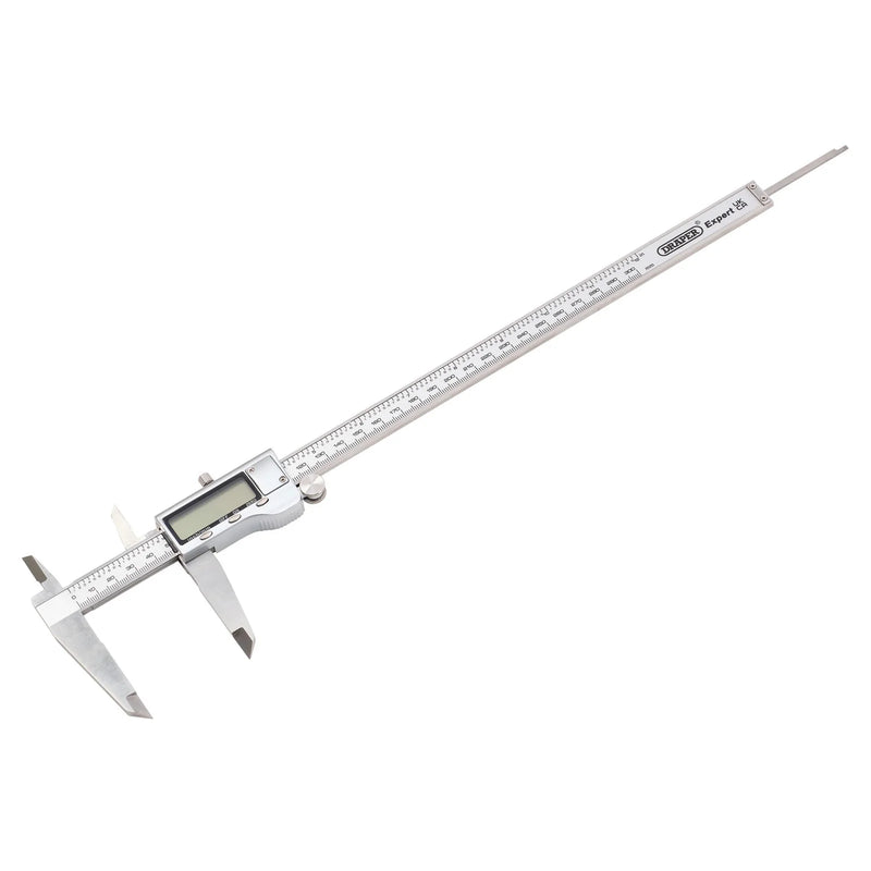Draper Expert Digital Caliper, Stainless Steel, Extra-Large LCD