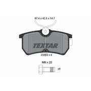 Textar Rear Brake Pad Set 2335301