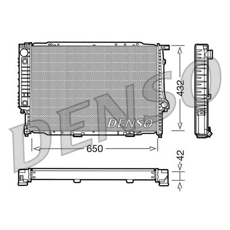 Denso Engine Radiator DRM05057