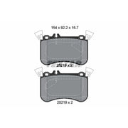 Textar Front Brake Pad Set 2521905