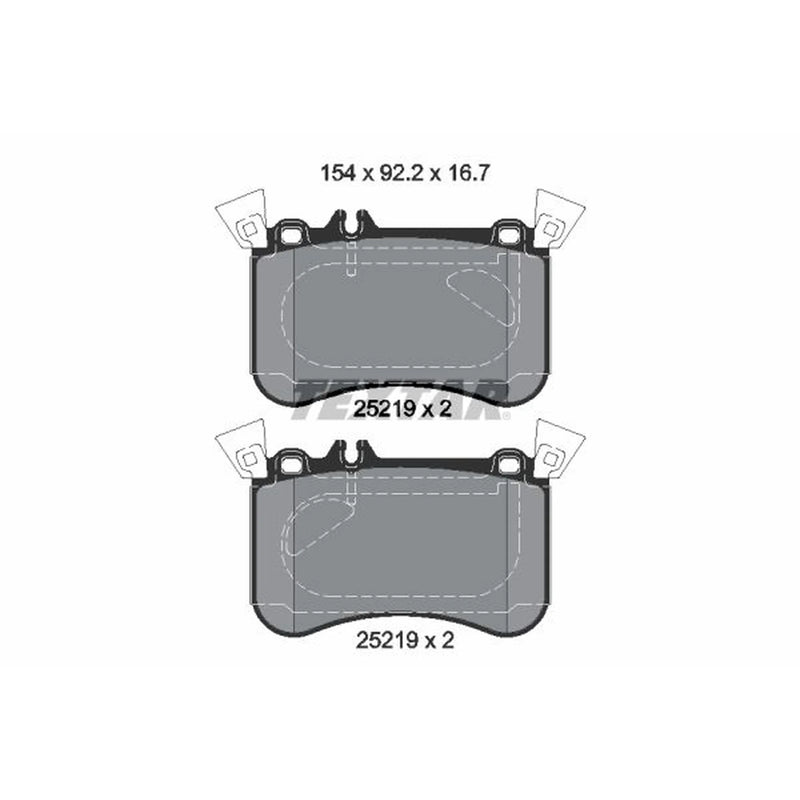 Textar Front Brake Pad Set 2521905