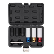 Draper Wheel Nut & Bolt Extractor Socket Set, 7 Piece 1/2" Drive