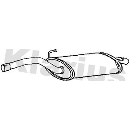 Klarius Box With Tail Pipe Rear CN609W