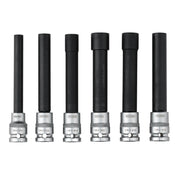 Draper Extra Long E-Type Sockets 1/2" Sq. Dr. 6 Piece Set