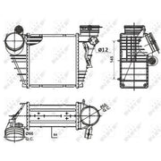 NRF Intercooler (Charge Air Cooler) 30936