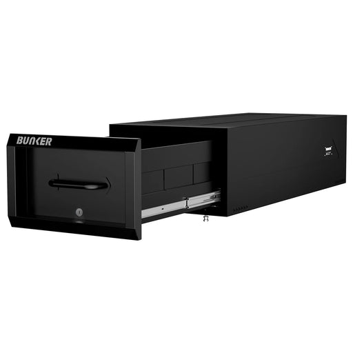 Bunker S1 Slider Tool Storage Box, Heavy-Duty Steel, Black
