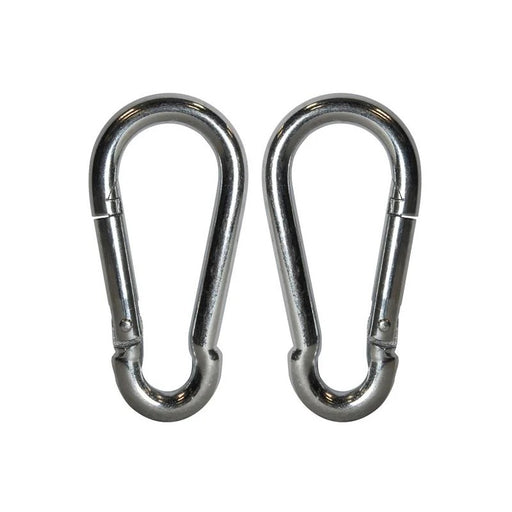 Faithfull Fire Brigade Snap Hook 8mm Zinc Plated (Pack 2) - FAICHFBS80