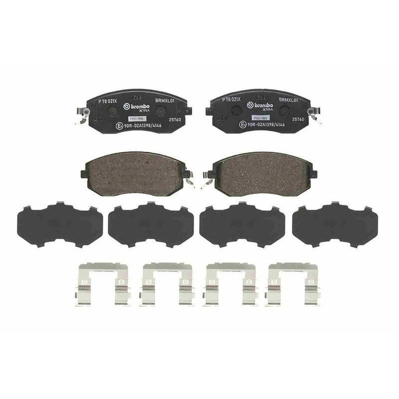 Brembo 4 x Front Brake Pad Set P78021X