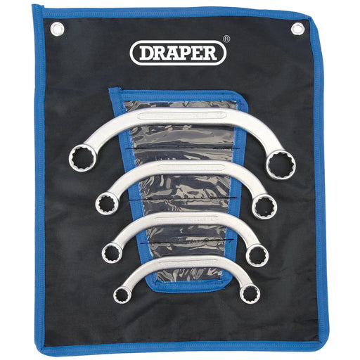 Draper Half Moon Obstruction Ring Spanner Set 4 Piece
