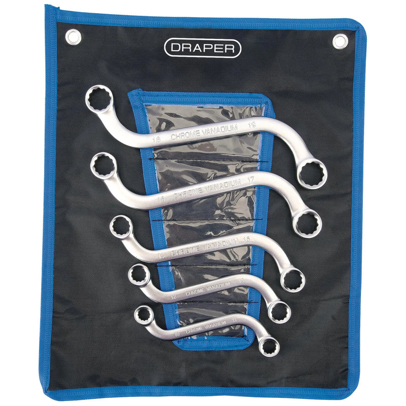 Draper S-Type Obstruction Ring Spanner Set 5 Piece