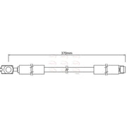 Apec Brake Hydraulic Hose Line Rear HOS4240