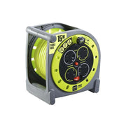 Masterplug PRO-XT Case Cable Reel 240V 13A 4-Socket 15m - HMU15134SL-PX