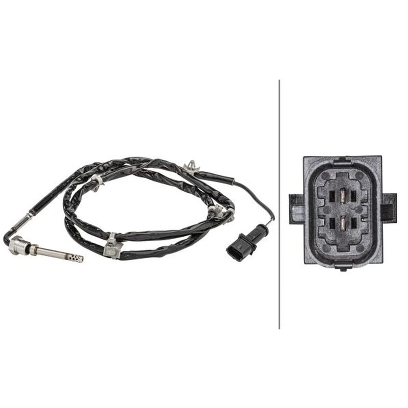 Hella Exhaust Gas Temperature Sensor before soot particulate f 6PT 358 181-071