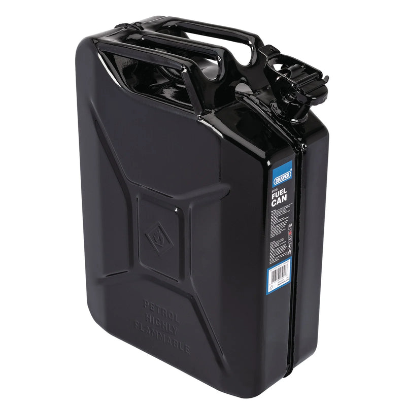 Draper Steel Fuel Can - Multi-Capacity Options Available