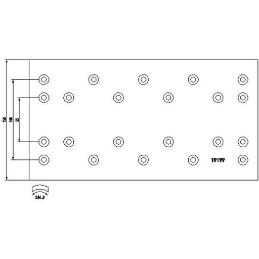 DON Don Cv Brake Lining Set SA10111BX7113
