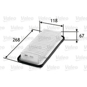 Valeo Engine Air Filter 585125