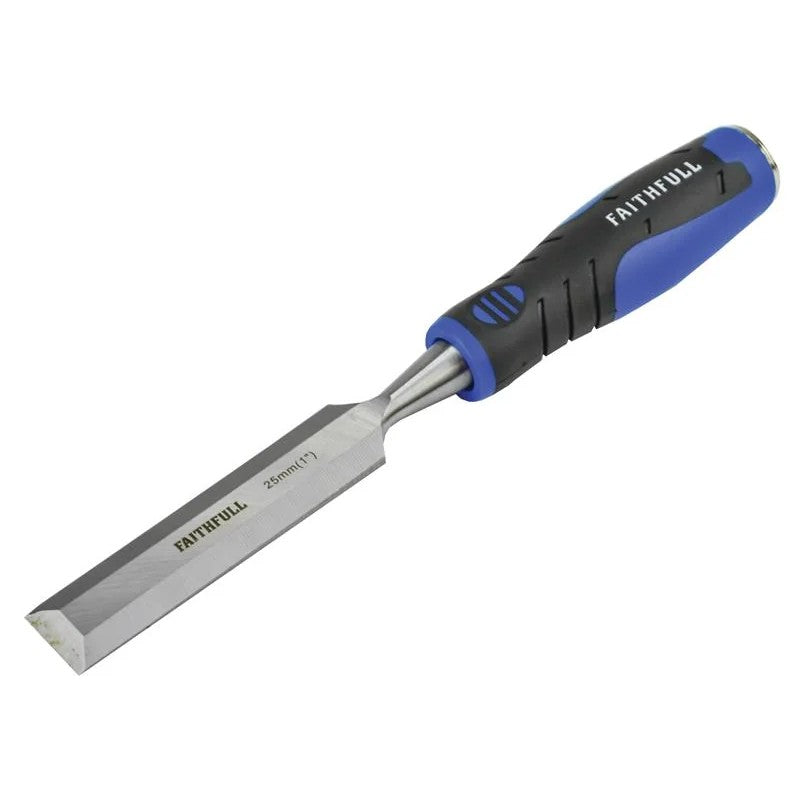 Faithfull Soft Grip Bevel Edge Chisel 25mm (1in) - FAIWCSG25