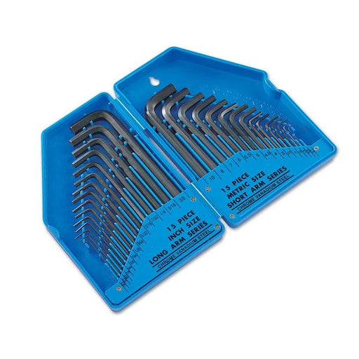 Laser Tools Metric & Imperial Hex Key Set 30pc - PL
